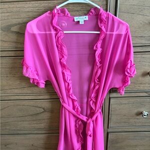 In Bloom by Jonquil Alice ruffle wrap robe